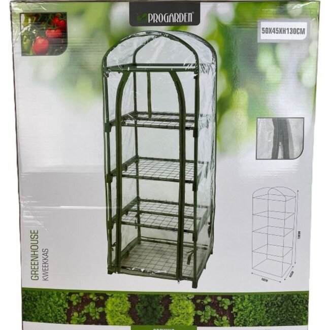 Kweekkas - 4 verdiepingen -  50 x 45 x 130 cm