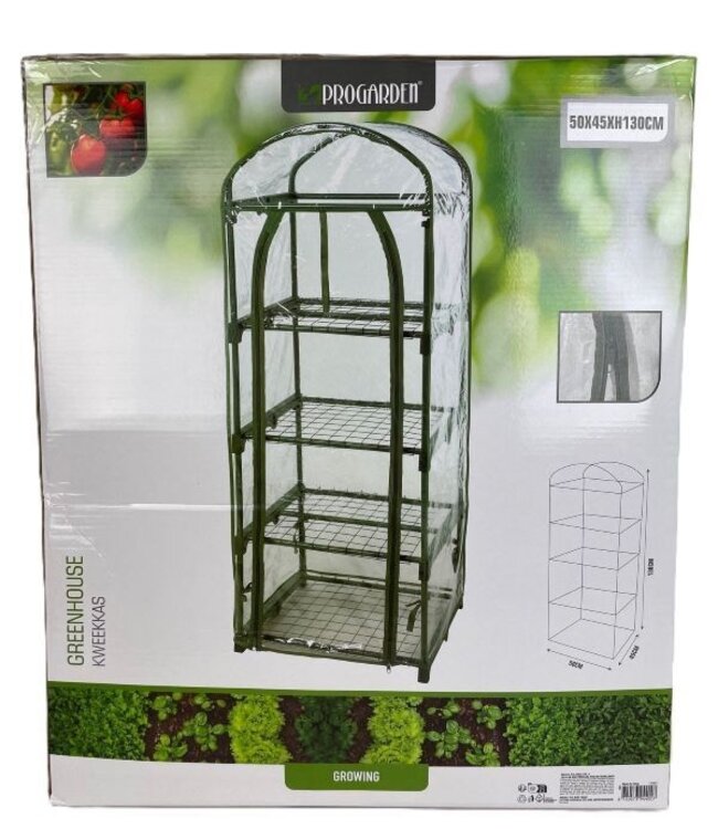 Kweekkas - 4 verdiepingen -  50 x 45 x 130 cm