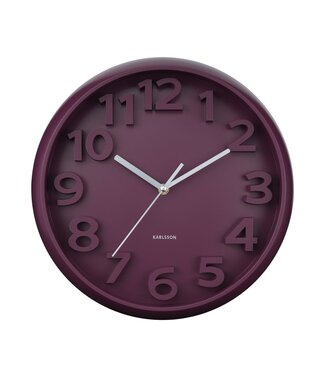 Karlsson Wandklok verhoogde klassieke cijfers
