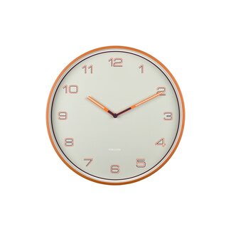 Karlsson Wandklok bekleed cijfers