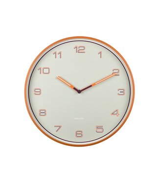 Karlsson Wandklok bekleed cijfers