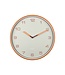 Wandklok bekleed cijfers