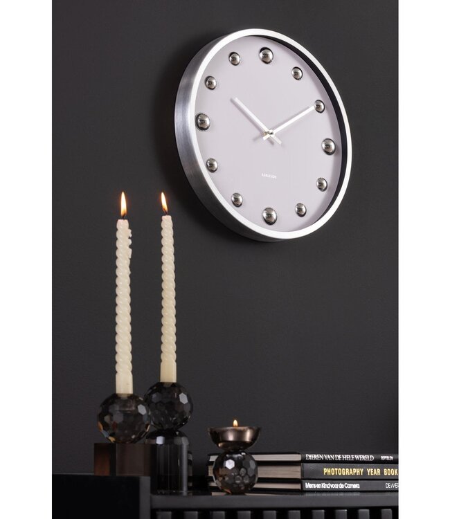 Wandklok Glanzende Stippen