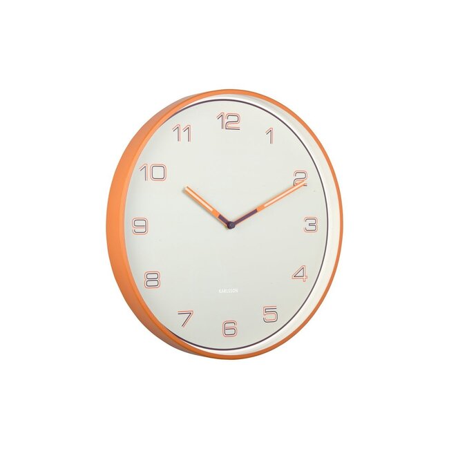 Wandklok bekleed cijfers