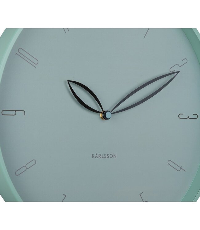 Wandklok bloemblaadjes