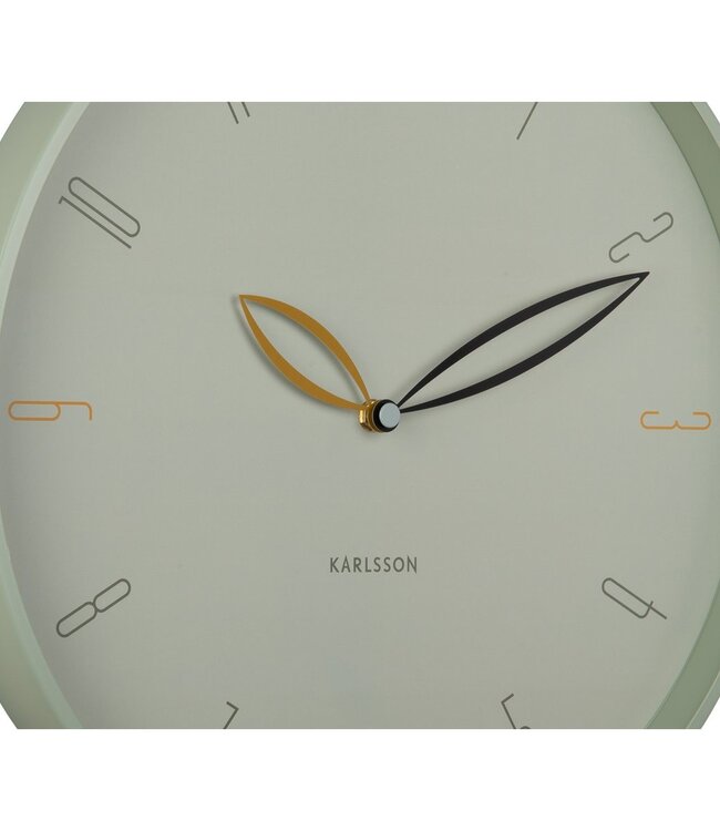 Wandklok bloemblaadjes