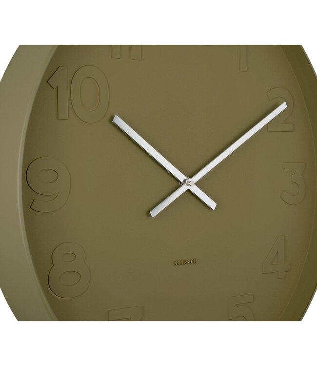 Wandklok Mr. Green Cijfers Groot
