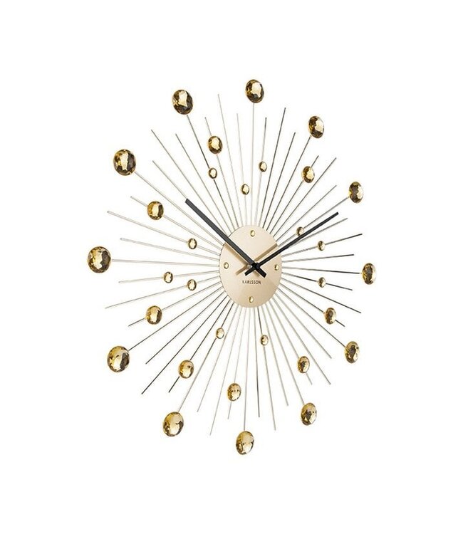 Wandklok Sunburst Groot