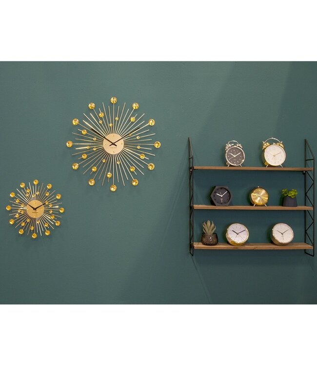 Wandklok Sunburst Groot