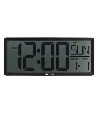 Karlsson Wand-/tafelklok Retro LCD