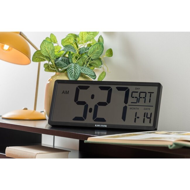 Wand-/tafelklok Retro LCD