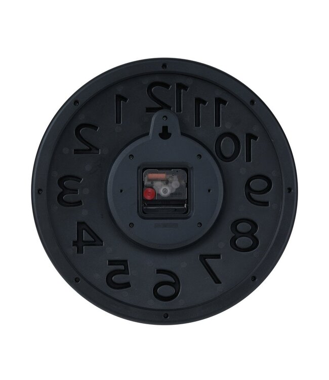 Wandklok verhoogde klassieke cijfers