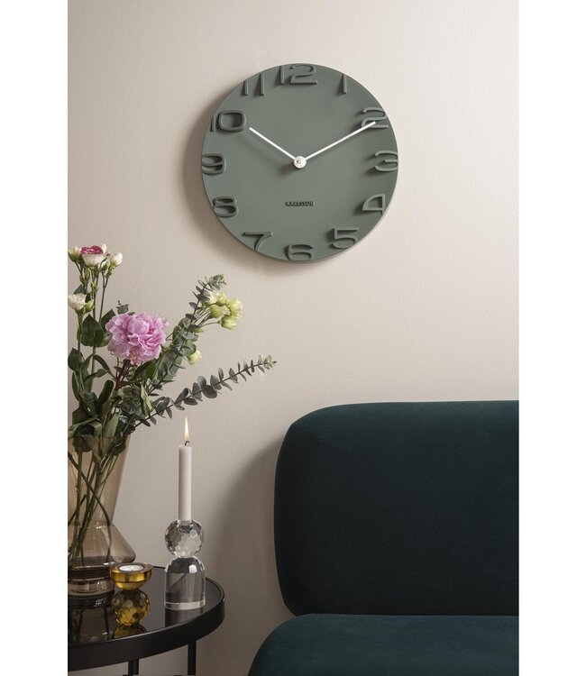 Wandklok aan de rand