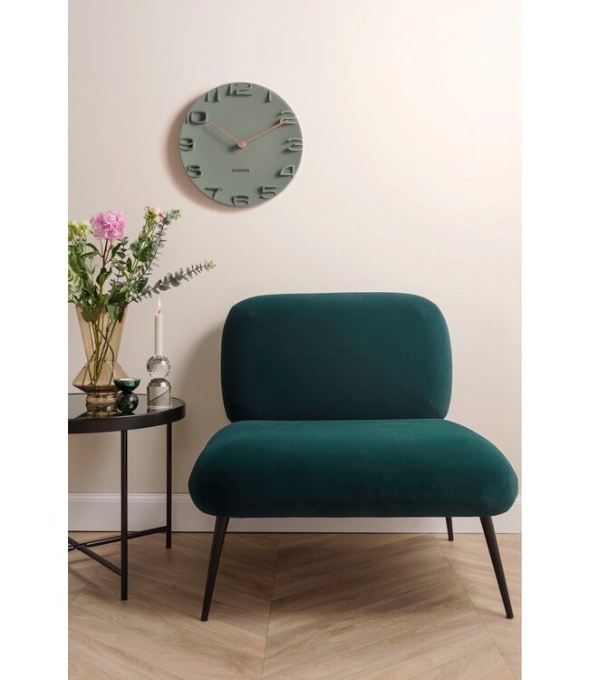 Wandklok aan de rand