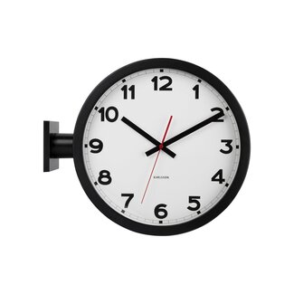 Karlsson Wandklok Nieuw Klassiek Dubbelzijdig