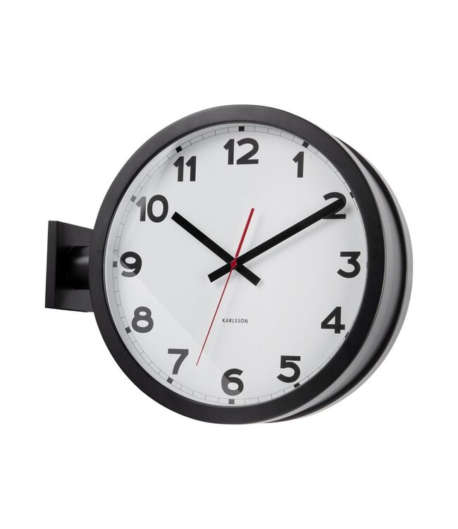 Wandklok Nieuw Klassiek Dubbelzijdig