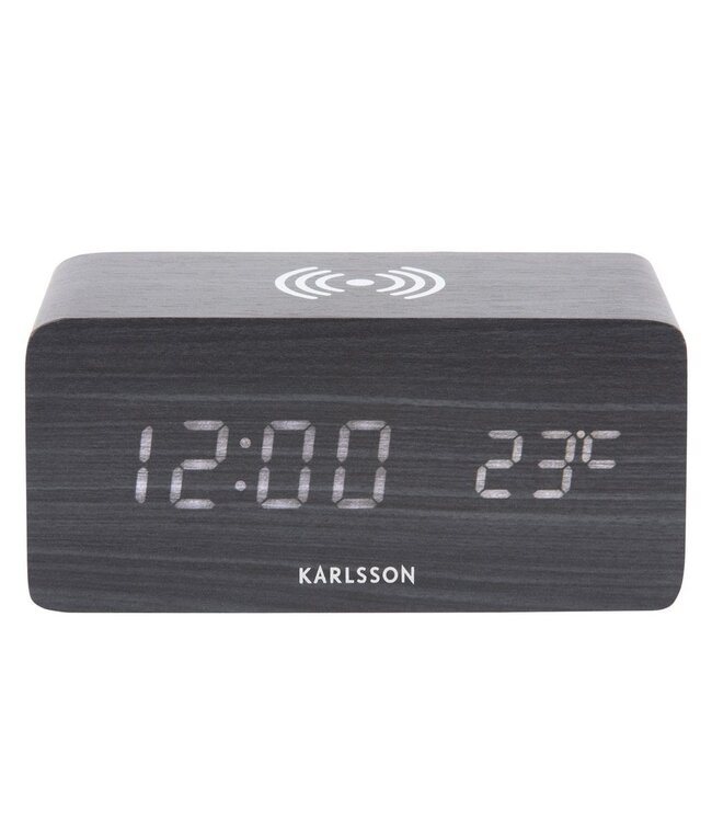 Wekkerblok w. Telefoonoplader-LED