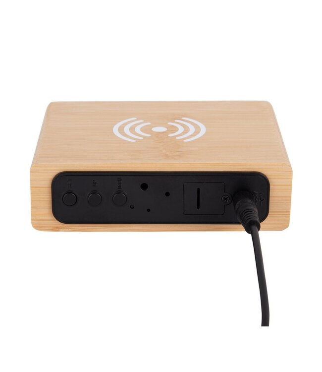 Wekker Vet w. Telefoonoplader-LED