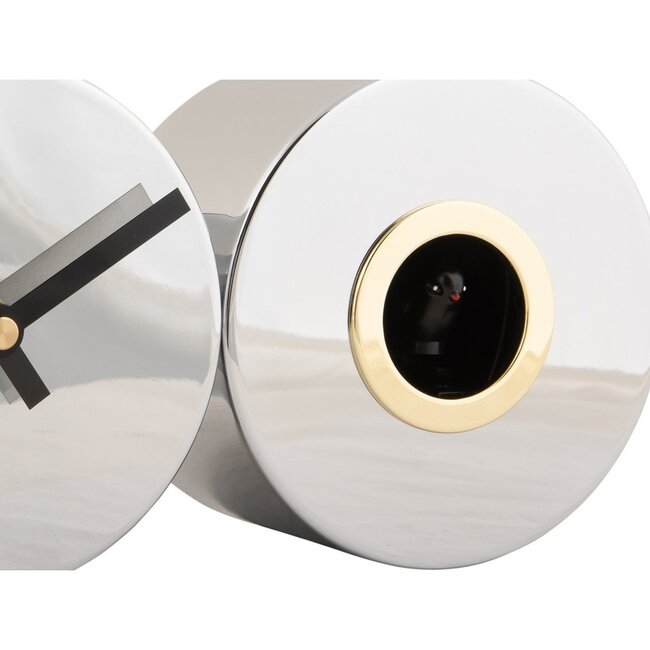 Wandklok Duo Koekoek Verguld