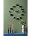 Wandklok DIY Kubiek Metallic