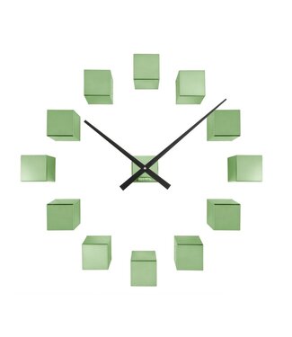 Karlsson Wandklok DIY Kubiek Metallic
