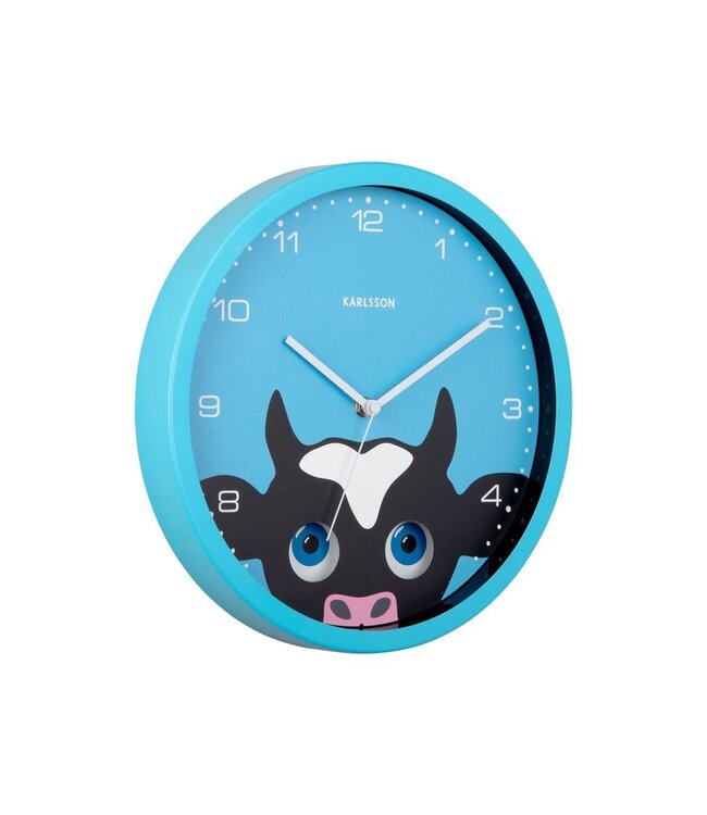 Wandklok Kiekeboe Koe