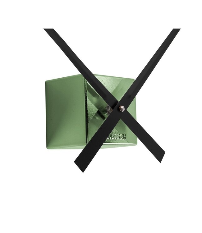 Wandklok DIY Kubiek Metallic