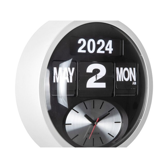 Wandklok Ronde Flip