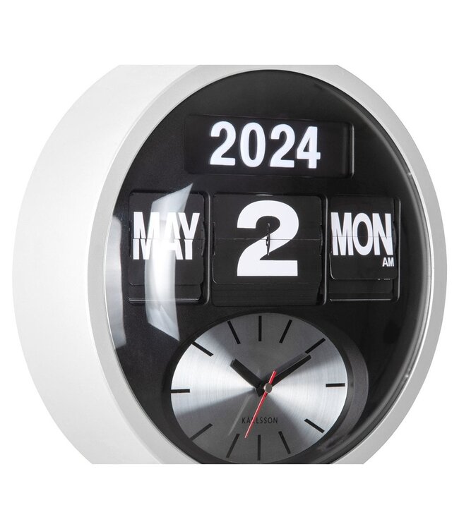 Wandklok Ronde Flip