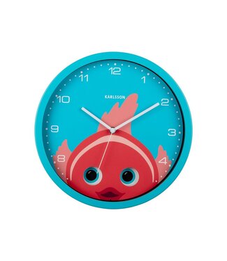 Karlsson Wandklok Kiekeboe Goudvis