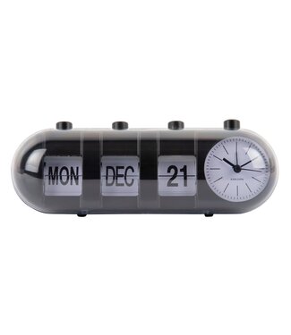 Karlsson Wekker Retro Tube Kalender Flip