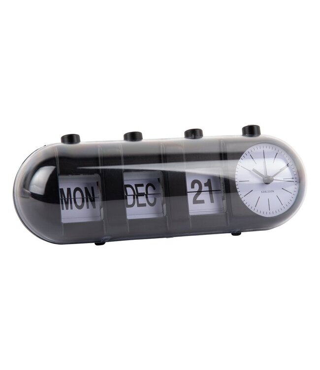 Wekker Retro Tube Kalender Flip