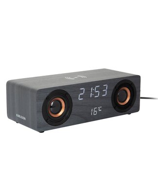 Karlsson Wekker Klassieke BT-luidsprekerradio met. Telefoonoplader