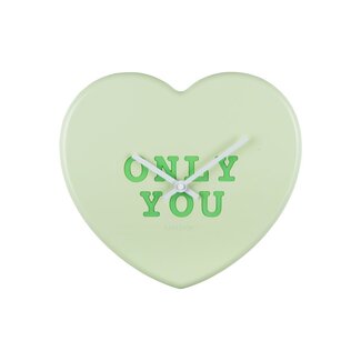 Karlsson Wandklok Hart Snoep