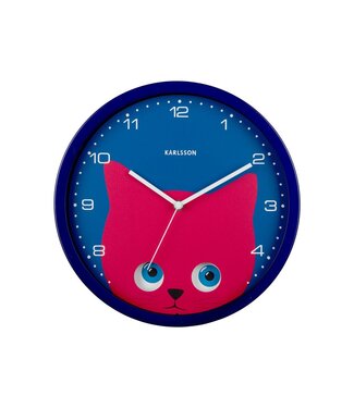 Karlsson Wandklok Kiekeboe Kat