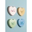 Wandklok Hart Snoep