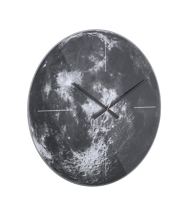 Wandklok Maan