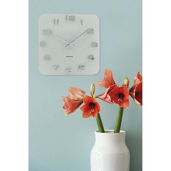 Wandklok Vintage Vierkant
