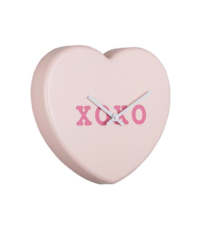 Wandklok Hart Snoep