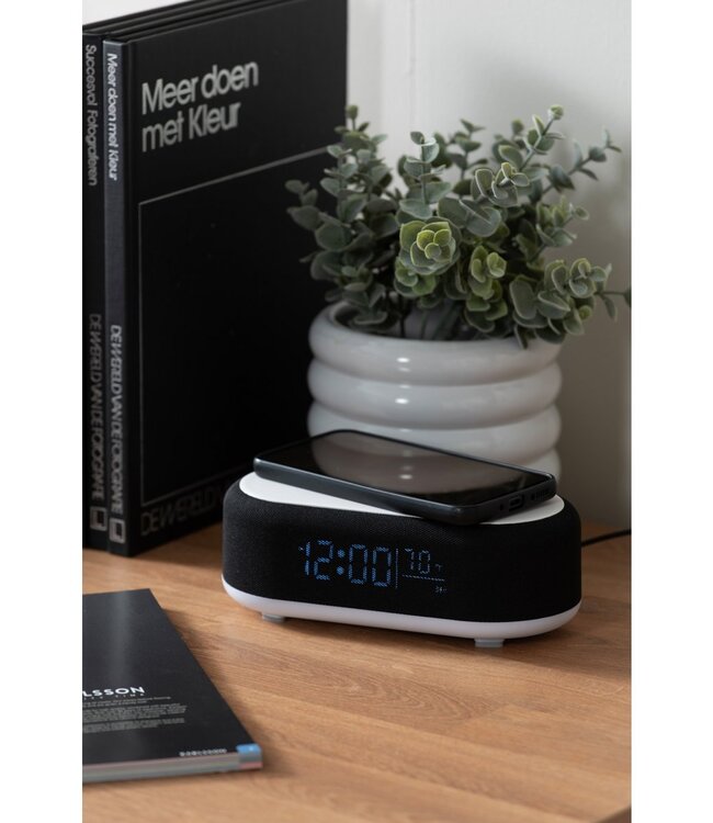 Wekker Vogue w. Telefoonoplader en Bluetooth