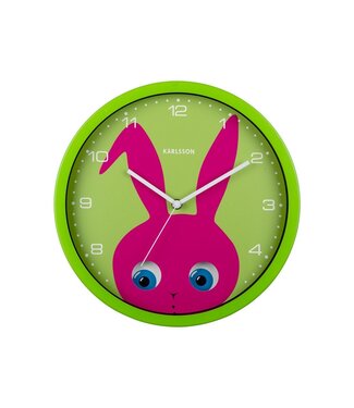 Karlsson Wandklok Kiekeboe Konijntje