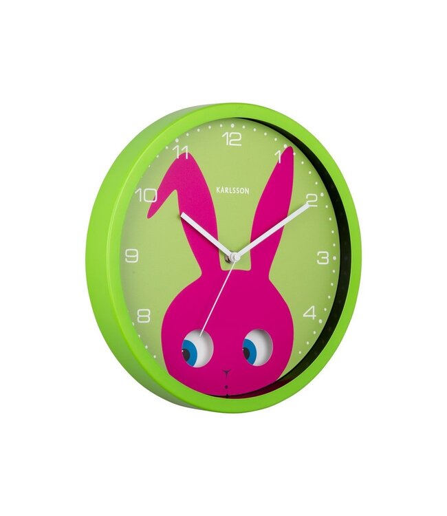 Wandklok Kiekeboe Konijntje