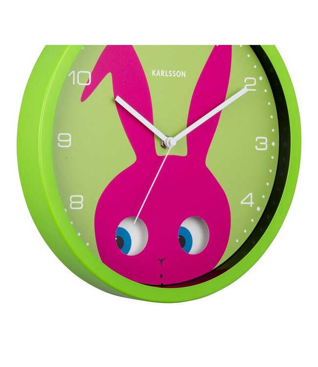Wandklok Kiekeboe Konijntje