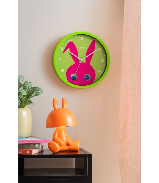 Wandklok Kiekeboe Konijntje
