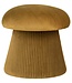 Hampton Poef - Oker, MDF/Karton/Textiel, Ø39x42 cm
