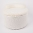 Kinderhocker mit Stauraum - Weiß mit Creme