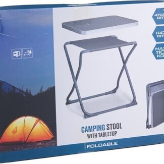 Redcliffs Klapphocker mit Tischplatte - Angelhocker - Campingstuhl