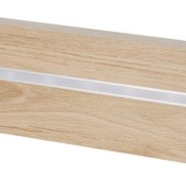 Wandplank met LED verlichting - Bruin