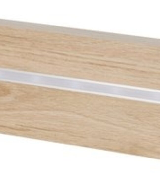 Wandplank met LED verlichting - Bruin