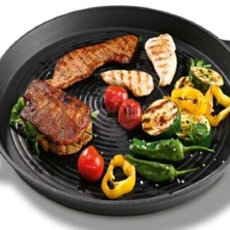 Grillpan voor de BBQ - Gietijzer
